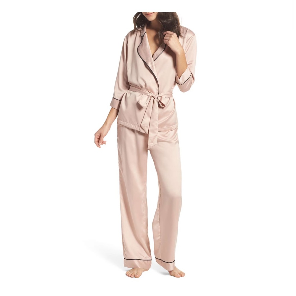 Bluebella Rose Dust Wren Kimono Pajama Set Size US 6